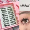 Set de Pestañas Postizas Transfronterizo, Pestañas Postizas de Zorro de Nueve Colas de Gran Capacidad, Rápidas de Poner, Ligeras y Naturales en los Ojos