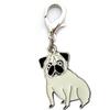 Nueva placa de identificación de metal para perro con forma de oso, productos para mascotas, regalos creativos para el hogar, se puede grabar con láser, colgante de madera para perro.