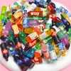 Garrafinhas de Licor, Garrafas de Bebida, Pequenos Acessórios de Resina para Comida, Acessórios DIY, Brinquedos de Comida em Miniatura para Simulação de Máquina de Garra de Fliperama