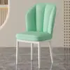 Silla de comedor moderna minimalista de lujo ligero, silla de asiento suave con respaldo para uso en casa, silla para mesa de comedor, silla de ocio para tocador de dormitorio
