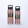 Suministro Exclusivo Transfronterizo de Vasos Aislados de Acero Inoxidable 304, Botellas de Agua Portátiles para Senderismo al Aire Libre, Botellas Aisladas Grandes para Exteriores