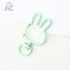 Hebilla de Primavera Pintada de Colores Llavero de Conejito Giratorio Universal Color Caramelo Accesorios para Joyería DIY Aleación de Zinc