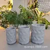 Atacado de fábrica material de óxido de magnésio de cor cimento grande e alta para corredor de hotel, jardim, decoração de casa, vaso de flores