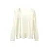 Ropa interior térmica de lyocell para otoño e invierno, capa base fina, camiseta de capa base, suave, amigable con la piel, sin costuras, cuello redondo, conjunto cálido para mujer