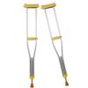 Muletas de Aço Inoxidável por Atacado, Muletas Antiderrapantes para Idosos, Muletas Duplas de Aço Inoxidável, Muletas Telescópicas Ajustáveis, Médico