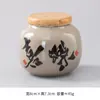Latas de Té Cerámicas para Hogar Grandes y Pequeñas Latas Selladas Latas de Almacenamiento de Té Pu'Er Cajas de Té Portátiles Chinas para Latas de Almacenamiento de Té