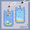 Set de Tarjeta de Acceso para Autobús/Metro Doraemon Creativo Lindo de Dibujos Animados con Lanyard Largo para el Cuello Tarjeta de Estudiante de Jardín de Niños
