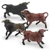Set de 4 Figuras de Toro Modelos Realistas de Toro de PVC Figuras de Juguete de Toro Español para Niños y Coleccionistas 5513 cm Perfecto para Jugar y Decoraciones