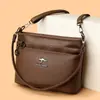Bolso de mujer 2026 nuevo estilo bolso de hombro de mujer para ir al trabajo, simple y de gran capacidad, adecuado para madres de mediana edad para el trabajo y el commuting, bolso cruzado