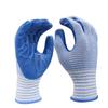 Guantes de Nailon de 13 Agujas con Patrón de Cebra Sumergidos en Nitrilo Antideslizantes Resistentes al Desgaste Transpirables Guantes para Reparación de Automóviles Guantes de Protección Laboral de Goma Colgantes