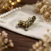 Estilo étnico chino aleación adorno de oveja llavero colgante accesorio metálico para hombre y mujer artesanía regalo decoración al por mayor