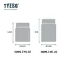 Tyeso Nuevo Vaso para Guisos Acero Inoxidable 316 Simple Compacto Termo Taza Infantil de Alto Valor Portátil de Bolsillo