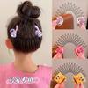 Artefacto para Romper el Cabello Infantil Peine Invisible Hacia Atrás para Cabeza Femenina Peine para Romper el Cabello de Dibujos Animados para Niña Peine para Acabar el Flequillo de Bebé