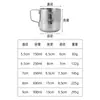 Jarra para espumar leche de acero inoxidable 304 con escala y pico fino, taza espesada para espumar leche para máquina de café, herramienta para espumar