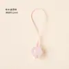 Cadena para Teléfono Dios de la Riqueza de Cinco Vías de Ágata Chapada en Oro, Colgante de Teléfono de Cristal Natural, Cadena Anti-Pérdida para Bolso Estilo Chino Cinco Elementos Al por Mayor