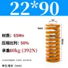 Padrão Japonês Resistente a Altas Temperaturas Mola de Molde Mola de Compressão Doméstica 65Mntf Fio Plano de Alta Resistência Compressão Retangular Alta Elasticidade