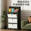 Armario de almacenamiento plegable sin instalación para uso doméstico, armario de almacenamiento multicapa estilo vintage para dormitorio, cocina, casa de alquiler, estante de pared