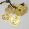 Atacado de fábrica de latão cobre brilhante face moedas ornamentos de casa atacado