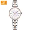 Reloj Suizo para Mujer, Correa de Acero de Alta Gama, Reloj para Mujer de Estilo Sencillo, Reloj de Cuarzo Versátil y de Moda, Resistente al Agua y Sensación de Alta Gama