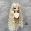 {Lucy} peluca bjd peluca de muñeca suave seda de alta temperatura cabello largo 3 puntos 4 puntos 6 puntos onda rizada en stock