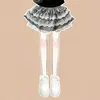 2026 Nuevo Estilo Vestido de Verano para Niñas de Manga Corta a la Moda Estilo Coreano con Adorno de Encaje en Niveles Conjunto Elegante de Dos Piezas