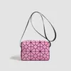Bolsa Transversal Versátil de Alta Qualidade Geométrica Amazon Bolsa de Mão Tendência Europeia e Americana Bolsa de Ombro Moda Cor Sólida Costura para Mulheres
