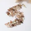 Collar de Grava de Ágata de Cristal Natural al por Mayor, Cuentas de Ágata de Cristal de Piedra Natural de Forma Irregular, Cuentas Sueltas
