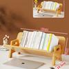 Estante de Livros Prateleira de Armazenamento de Mesa Mesa de Estudo Caixa de Armazenamento Suporte de Livros de Madeira Livro Livro Armário de Armazenamento de Grande Capacidade