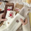 Meias de Inverno para Mulheres, Meias Grossas Aconchegantes de Cano Médio para Outono e Inverno, Meias Quentes para Dormir de Maternidade para Mulheres, Meias para Dormir Adultas