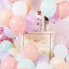 Globo macarrón de 10 pulgadas para bodas, cumpleaños, fiestas, bricolaje, globo decorativo, globo de látex redondo de 2,2 g de grosor