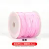 No. Hilo de Jade de 100.72m Rollo Grande Pulsera de Cuerda Roja Encriptada Cuerda Trenzada Material para Manualidades Hilo de Cuerda Roja Trenzada para la Mano