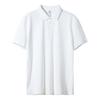 Camisa Polo de Algodão Penteado 220g Verão Malha Processamento de Estamparia Camisa Publicitária Roupa de Trabalho Logo Impresso Personalizado