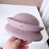 Boina de lã australiana boutique francesa feminina outono e inverno chapéu de feltro para indústria pesada chapéu de pintor de três modelos chapéu de jantar socialite