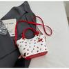 Bolsa de Mão Nova Exquisita e Moderna 2025 Primavera Nova Bolsa de Ombro Estampada de Nicho para o Dia a Dia Bolsa de Braço