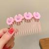 Peine para el cabello roto con nuevo estilo de celebridad de Internet, accesorio para el cabello para niña, con flequillo, para el verano, con horquilla, para el tocado, para insertar un peine, accesorios para el cabello para niña.