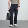 Atacado Transfronteiriço 2026 Primavera Novo Modelo Grau 5A Seda Antibacteriana Mistura Elástica Calças Casuais Moda Masculina Calças Sociais