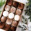 Venda Quente da Amazon Bola de Natal Tecido de Veludo Pingente de Natal Bola Decorativa para Árvore de Natal Fábrica Personalizada Atacado