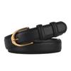 Cinturón clásico de piel de vaca para mujer 2024, cinturón de alta calidad, moderno, combinable, decorativo, para jeans, venta directa de fábrica