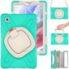 Adequado para Samsung A7 lite tablet capa protetora com slot para caneta 360 graus handheld suporte rotativo três - prova de capa protetora