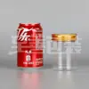6590 Garrafa Lata de Chá Aromatizado Grau Alimentício Lata Alimentícia Espessada com Tampa Garrafa Plástica Selada Garrafa de Embalagem Pet Transparente