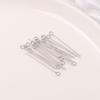 Cadena de acero inoxidable con cierre de langosta, bolsa de cuentas, alfiler 9, collar de cuentas de arroz, línea de pesca, pulsera de cuentas, material para bricolaje, accesorios de posicionamiento