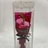 Ramo de Flores de Jabón 520 para el Día de San Valentín con 3 Rosas en una Caja, Pequeño Regalo Simulado para Celebraciones de Graduación y Apertura Escolar