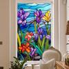 BL156-170 mar de flores transfronterizo pegatina de vidrio estático película para ventana de PVC sin adhesivo decoración del hogar pegatina para cristal de ventana