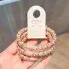 Diadema de Lujo Estilo Coreano con Diseño de Código de Barras, Diadema de Alta Elasticidad a la Moda, Goma para Recoger el Cabello