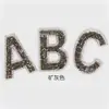 Parches de Pedrería DIY de Venta Caliente Transfronterizos para Zapatos, Sombreros y Accesorios de Ropa, Parches de Letras Termoadhesivos, Diseños de Transferencia de Calor con Pedrería
