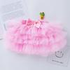 Traje de Falda de Seis Capas Estilo Haggit de Manga Corta Nuevo de Verano para Niñas Falda Tutú de Princesa Algodón de Alta Calidad Moda Ropa para Niños de 0 a 2 Años