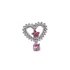Moda Transfronteriza Europea y Americana Serie de Flores Rosas Clavo de Ombligo Zirconia Anillo de Ombligo con Goteo de Aceite Clavo de Ombligo Anillo de Ombligo Joyería para Piercings