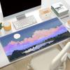 Alfombrilla de Ratón Animada Pintura al Óleo Paisaje Almohadilla para Teclado Extra Gruesa Borde de Bloqueo Venta al por Mayor Escritorio Grande