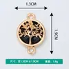Joyas Creativas DIY Accesorios Galvanizados Nuevo Árbol del Dinero Hueco Collar de Vidrio Pulsera Colgante Venta al por Mayor