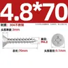 Tornillos Autorroscantes Avellanados Gb846 Acero Inoxidable 304 Cabeza Plana Phillips Tornillos para Madera Extendidos M2.9M3.5M4.2M5.5